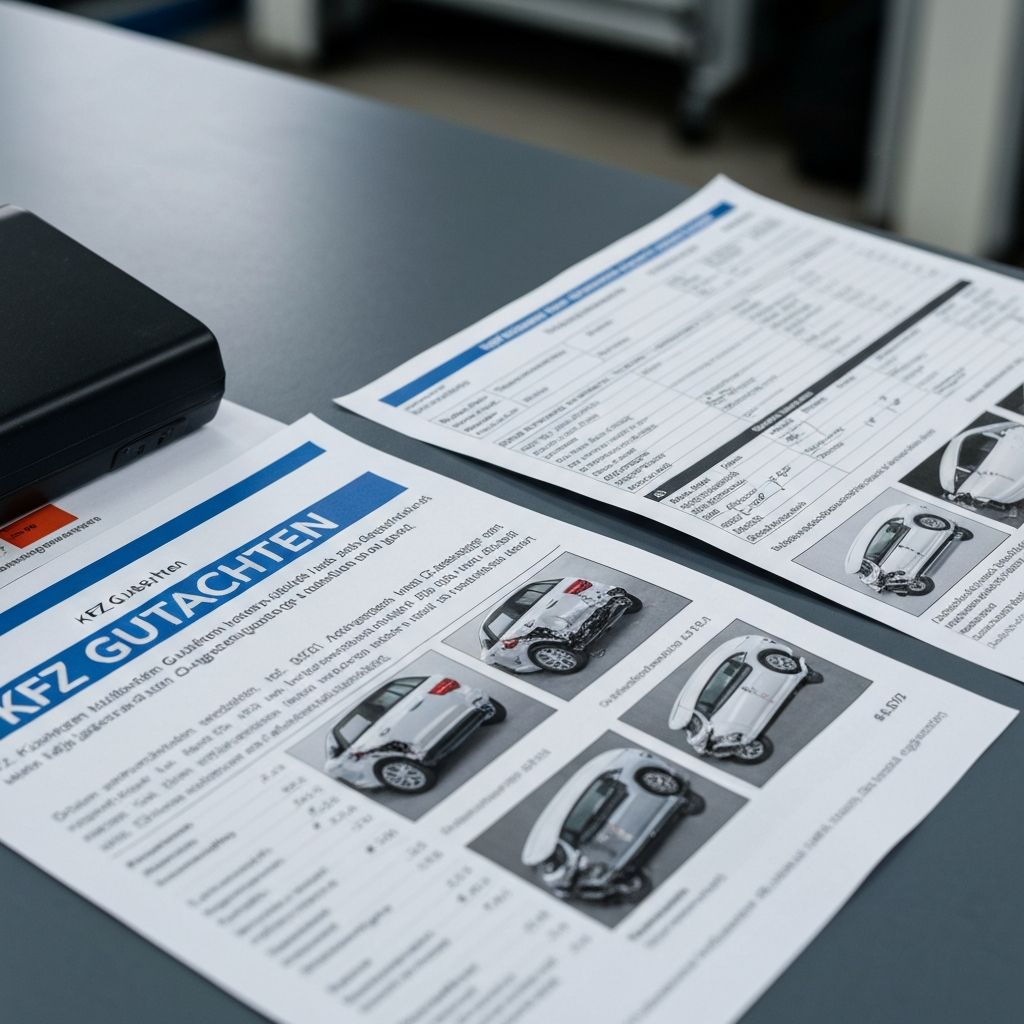 KFZ Gutachten - Professionelle Fahrzeugbegutachtung