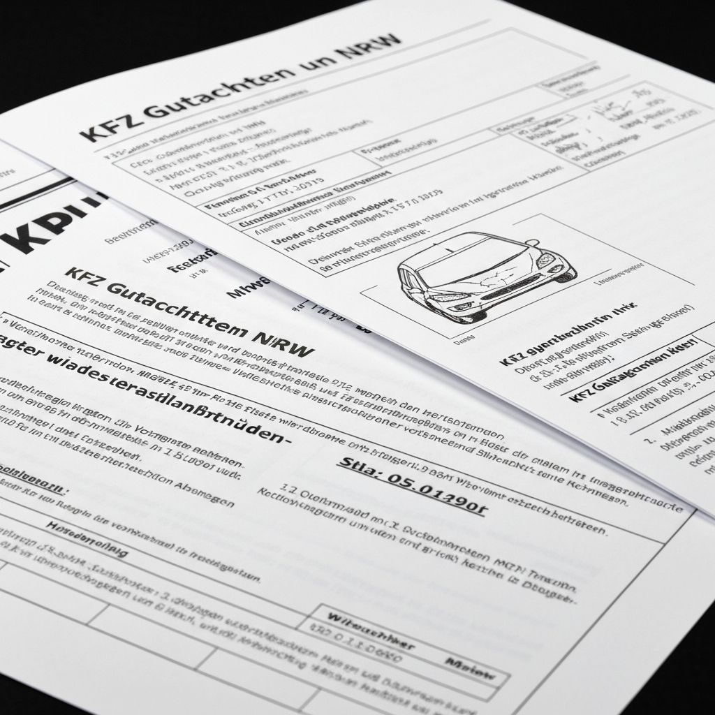 KFZ Gutachten NRW - Professionelle Schadensregulierung